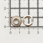 Люверсы металл ⌀_6.0 мм (внутр.), h6.42 мм (внутр.), №4, металл, New Star, никель, уп.≈5000 шт