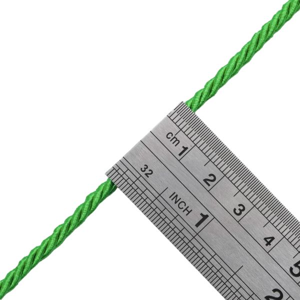 Шнур витой ⌀3.0 мм / 18.29 метров, 35 салатовый