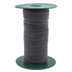 Тесьма (лента) киперная (100 х/б) 13 мм / 50 метров, т.серый