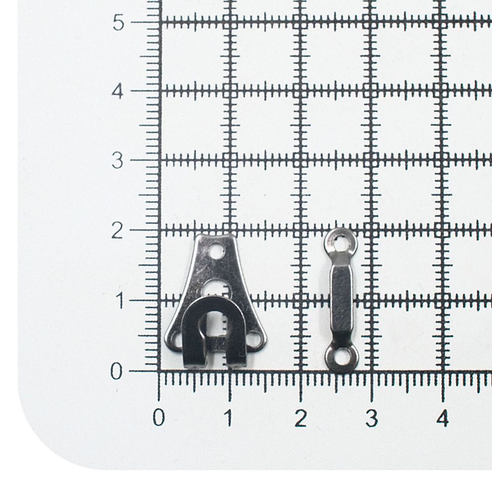 Крючки брючные (юбочные) пришивные 9 мм, с дугой, сталь черный, Prym