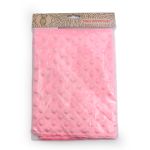 Плюш (ткань) Minky dot (45см / 50 см +- 2см), ворс 2,5мм: плотность 280 г/м² (розовый), 28896