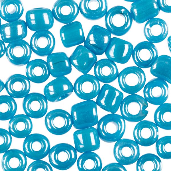 Бисер Zlatka 6/0 (4.1 мм), 100 г (10х10 г), №0123 голубой, GR