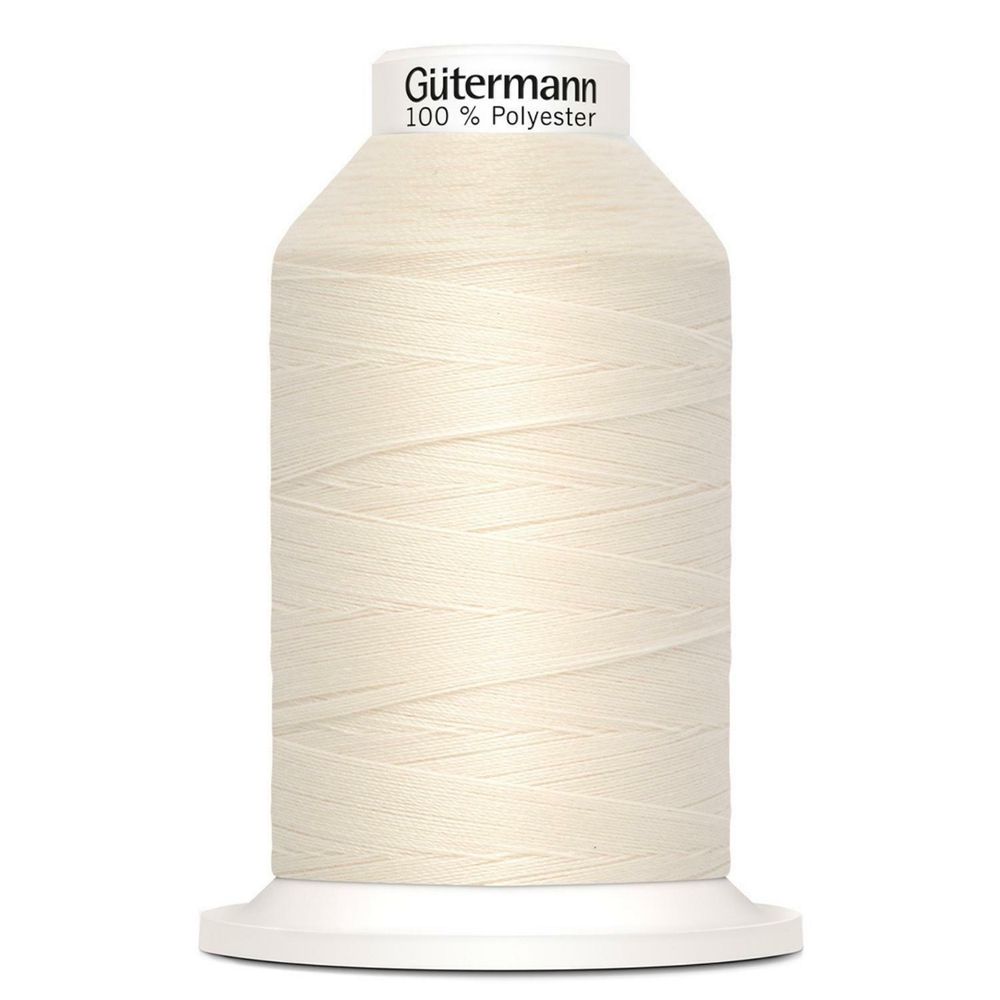 Нитки оверлочные Gutermann Miniking, 1000м, 802 молочно-бежевый, 1 катушка /TOS/