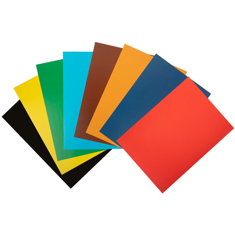 Набор цветного картона, A4- 20х28 см, 8 л. 8 цв. 30 шт, Лео LSCC-01