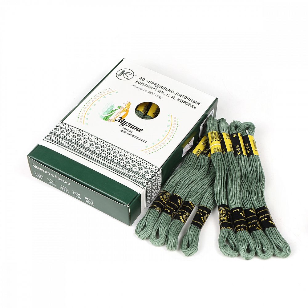 Мулине ПНК им.Кирова цв.3800, 24 мотка по 8 метров