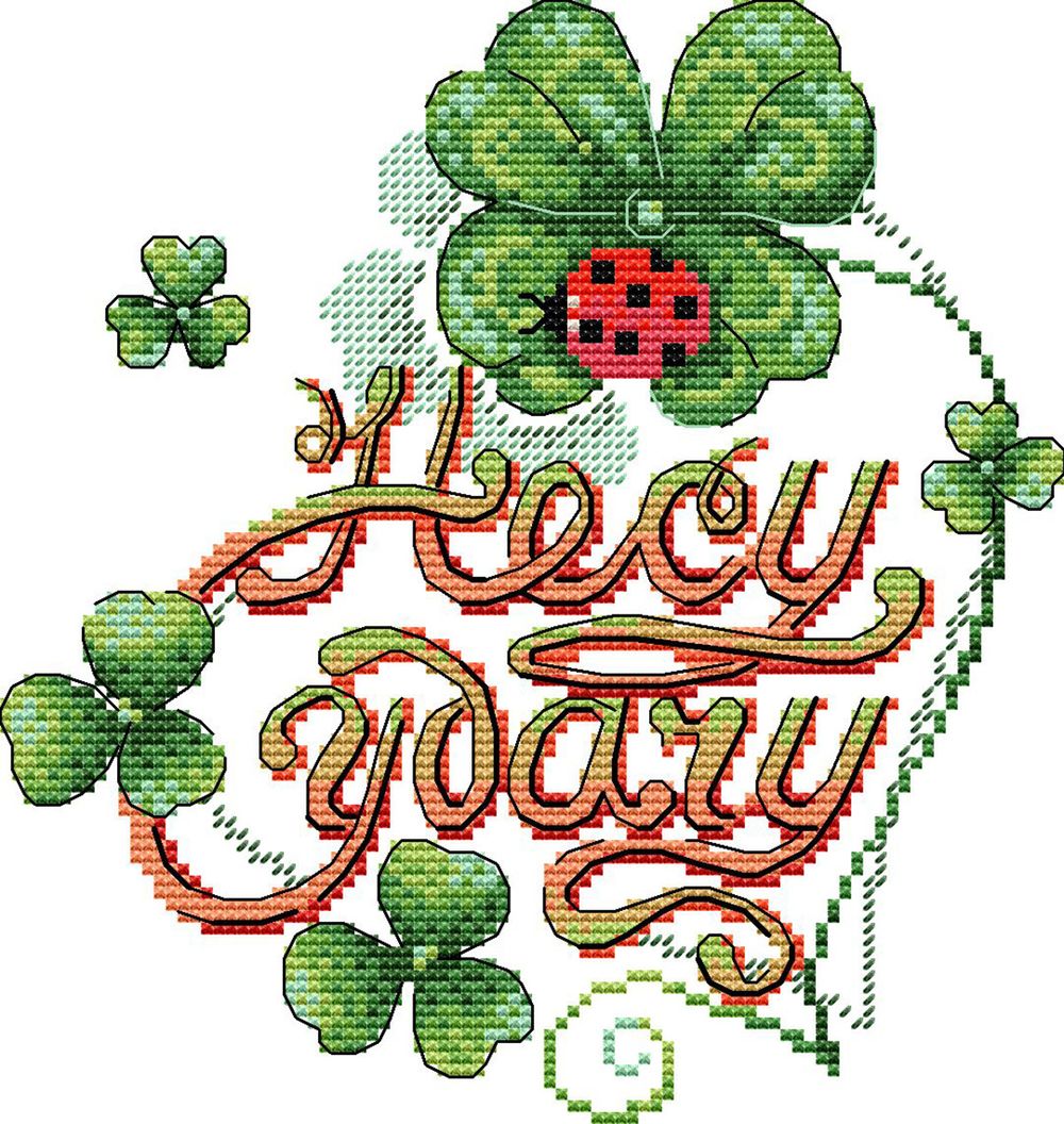 Набор для вышивания нитками МП Студия (Жар-птица), Несу удачу 17х18 см