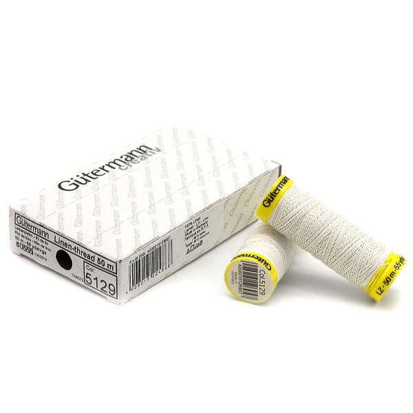 Нитки льняные Gutermann Linen, 50м, 5129, 5 катушек