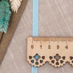 Лента репсовая (в рубчик) 6.0 мм, 130 св.голубой, уп.18,28 м