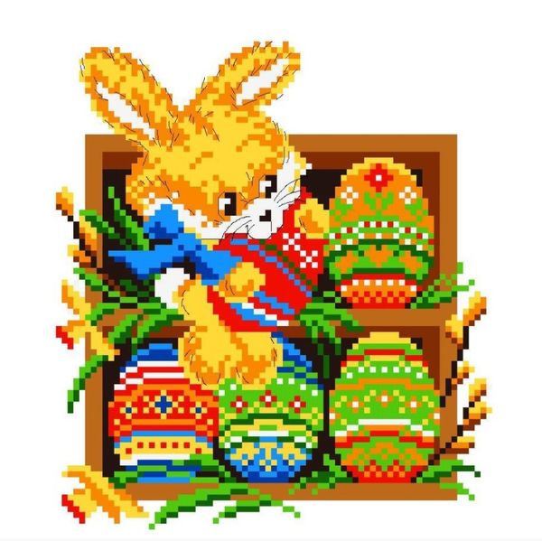 Набор для вышивания нитками Матренин Посад, Скоро Пасха!