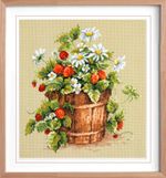 Набор для вышивания нитками Чудесная игла, Вкус лета!, 24х26 см