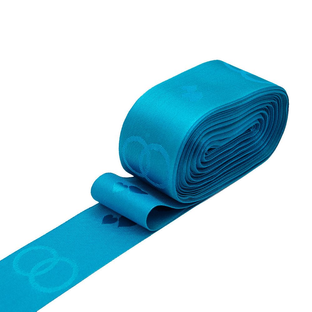 Лента атласная 1-сторонняя 45.0 мм, 20 м, С2743 голубой, Красная лента