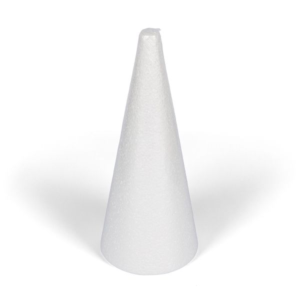 Заготовка из пенопласта Конус 12х12х30 см, 1 шт, Love2art DPZ-113