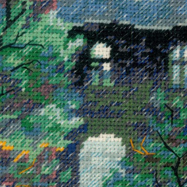 Набор для вышивания нитками Риолис, Дождливое лето 30х30 см