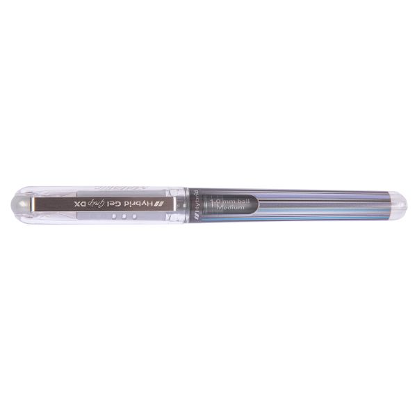 Ручка гелевая с металлическим наконечником Pentel Hybrid Gel Grip DX ⌀1 мм, 12 шт, K230-ZO цвет чернил: серебро