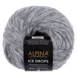 Пряжа Alpina Ice Drops / уп.10 мот. по 50г, 150 м, 02 серый