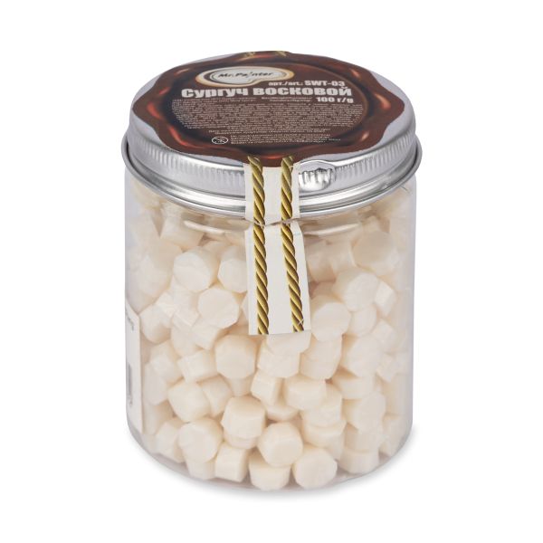 Сургуч восковой 100 г, 04 шампань перламутр, Mr.Painter SWT-03