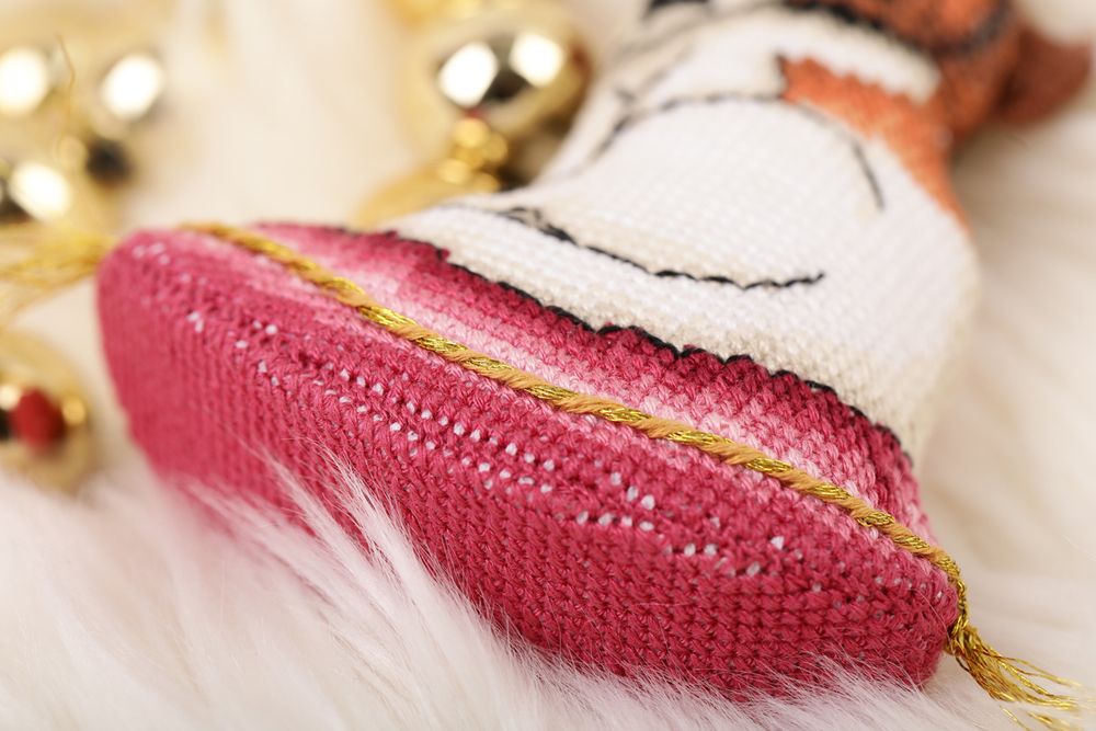 Набор для вышивания нитками Panna, Игрушка. Дружок, 8.5x9 см, IG-7015 Игрушка. Дружок