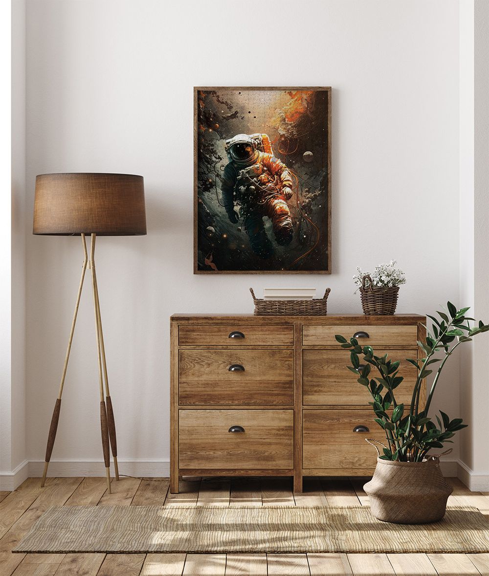 Пазл 1000 элементов, Космонавт в бесконечности, PZL-1000/47, Фрея