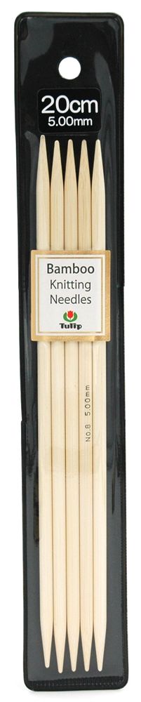 Спицы чулочные Tulip Bamboo ⌀5 мм, 20см, KND080500 /TOS/