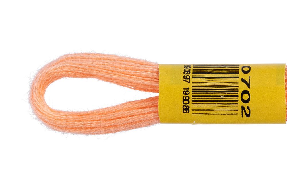 Мулине ПНК им.Кирова цв.0702 (018) персиковый, Россия, 24 мотка по 8 метров