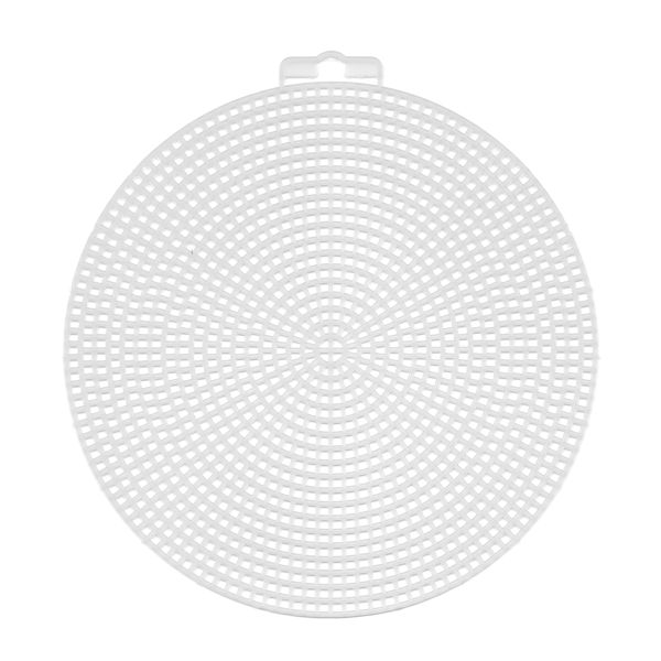 Канва пластиковая ⌀15 см, 10 шт, 100% полиэтилен, круг большой, Gamma KPL-02