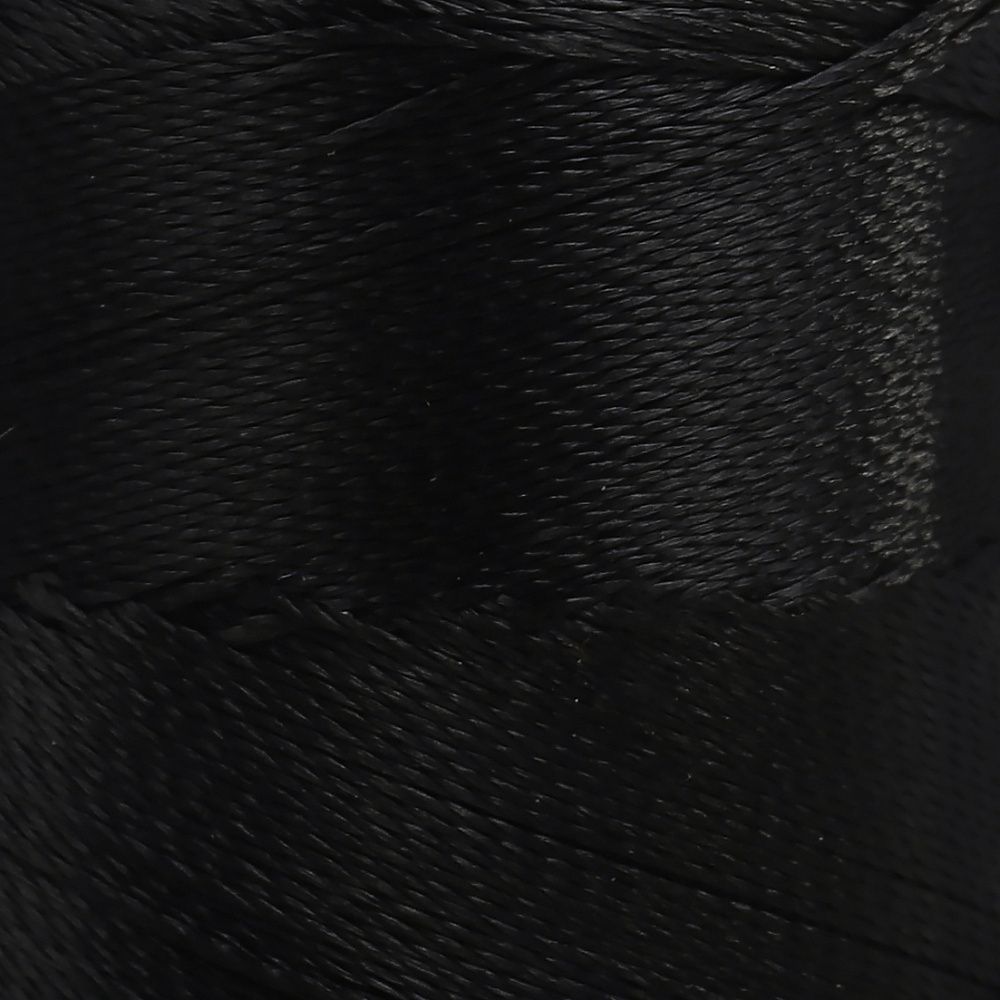 Нитки швейные капроновые 30К капрон цв.черный 200м наб.5 шт