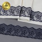 Кружево капроновое 45 мм / 9.14 м, TBS.30010 цв.330 т.синий, Kruzhevo