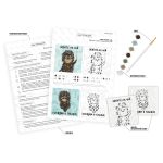 Набор для раскрашивания по номерам (на магните) 9х9 см, "Ёжик в тумане. Зовите на чай", Фрея, CMF-PNBM-010