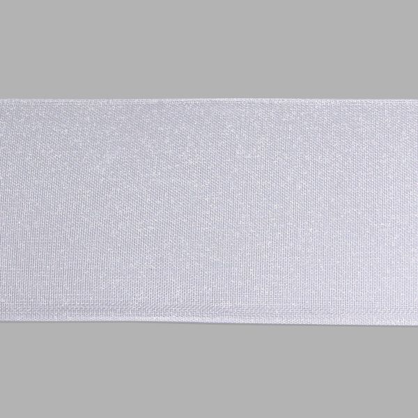 Люверсная шторная лента клеевая 100 мм / 10 метров, прозрачный, (1001)
