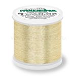 Нитки вышивальные металлизированные Madeira Metallic №40, 1000 м, цв. Gold 3, 9846, 5 катушек