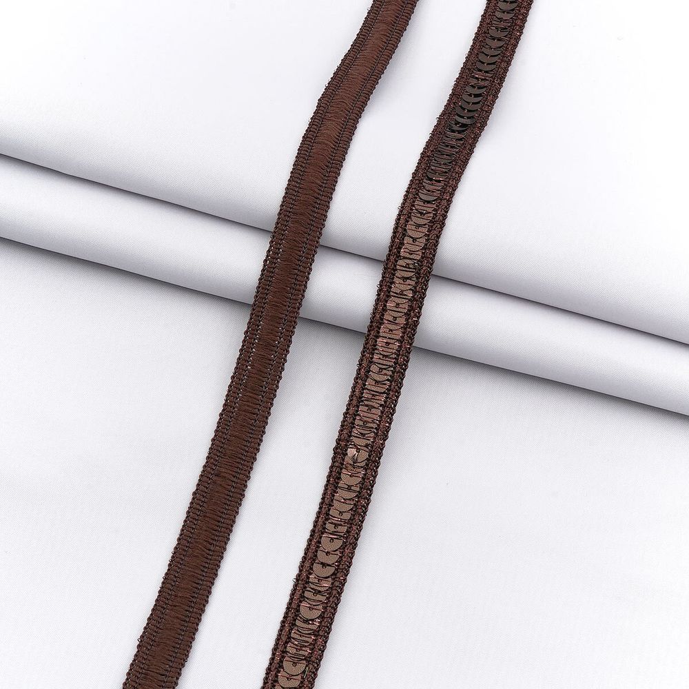 Тесьма отделочная металлизированная с пайетками 14 мм / 31.9 метра, 8963, в ассорт., 26065