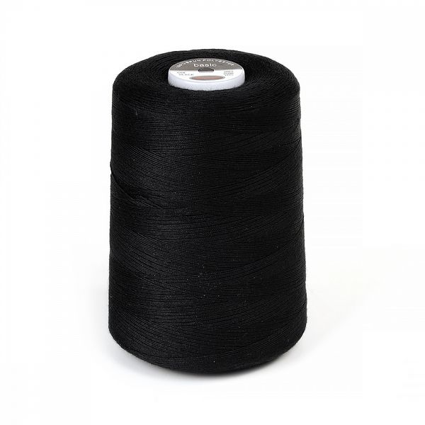 Нитки швейные джинсовые Max 20/3, 2286 м (2500 я), 01 черный