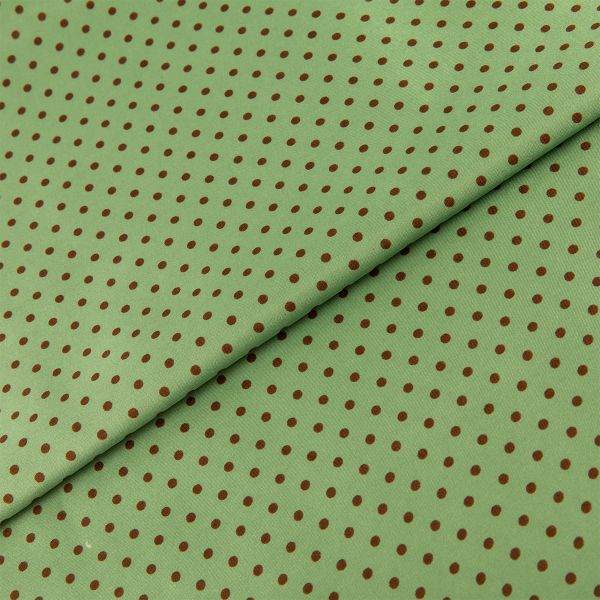 Ткань блузочная Poly satin 75 г/м², 200х145 см, 12 морская волна/коричневый, Gamma PSS-002