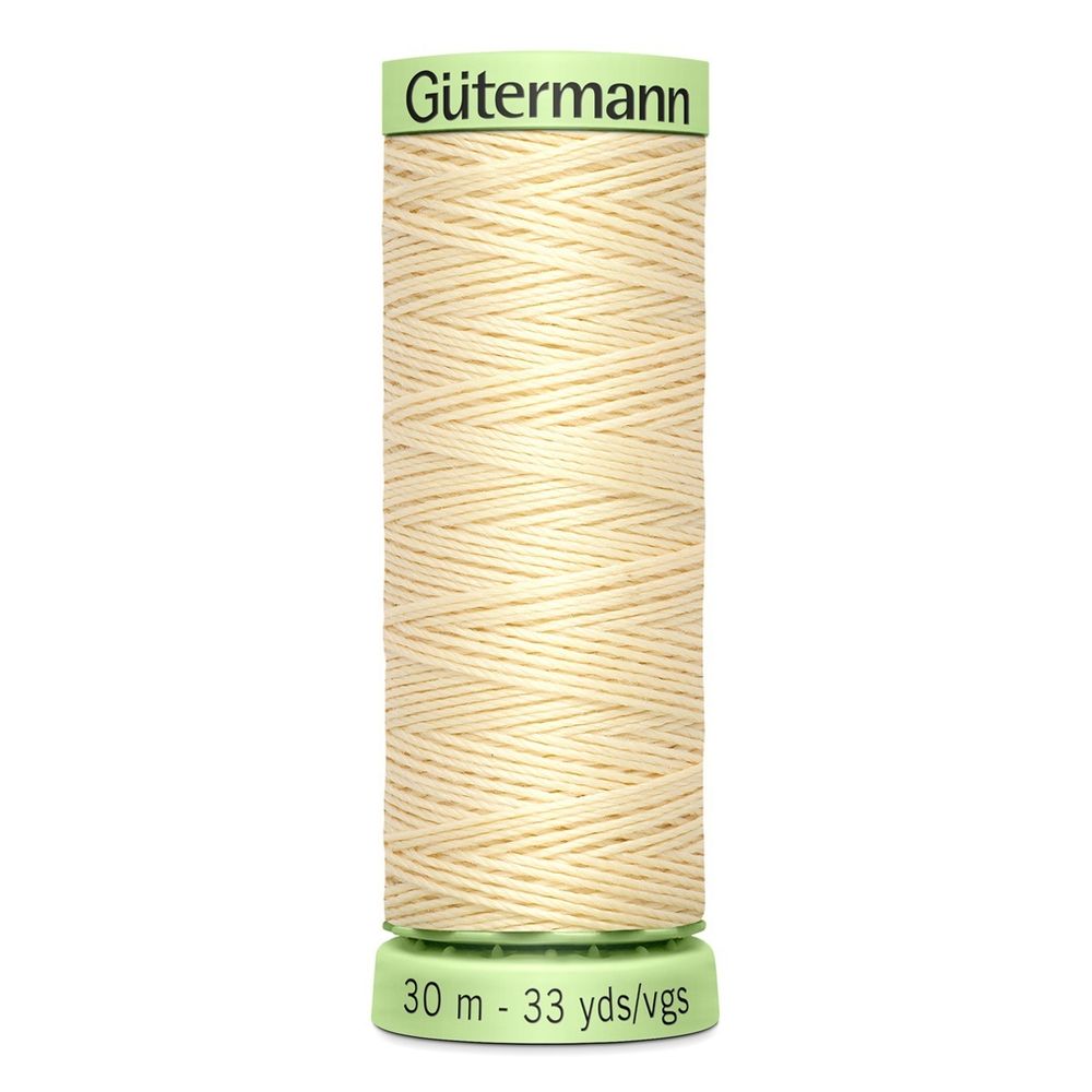 Нитки отделочные Gutermann Top Stitch, 30м, 610 св.кремово-желтый, 5 катушек