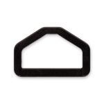 Полукольцо пластик 32 мм, 100 шт, черный, Gamma DRB001