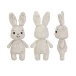 Набор для вязания игрушки Зайка в люльке 16 см, Miadolla AMG-0114