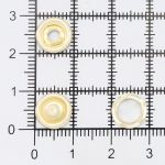 Кнопка рубашечная (джерси) открытая ⌀9.5 мм, ≈144 шт, МЕТАЛЛ, золото, NEW STAR