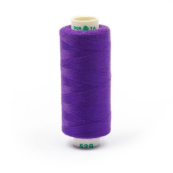 Нитки швейные бытовые Dor Tak 40/2, 366 м / 10 кат., 529 фиолетовый
