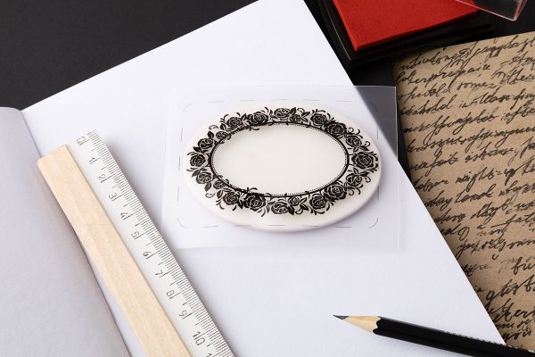 Штамп 5.8х8.4 см, 02 Рама из роз, Mr.Painter TSM-05