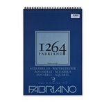 Альбом для акварели с бумагой холодного прессования 300 г/м², 29.7х42 см, на спирали, Fabriano 19100650