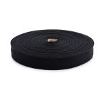 Тесьма (лента) киперная (100% х/б) 40 мм / 50 метров, черный, Gamma ЛКЭ (40чх-50)