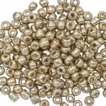 Бисер Astra&Craft 6/0 (4.1 мм), 150 г (10х15 г), цв. 1106 т.золотой/глянц.покрытие