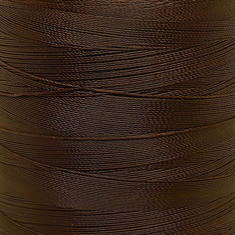 Нитки филаментные 420D/3, 1500 м, 100% п/э, Астра, 8108 т-коричневый