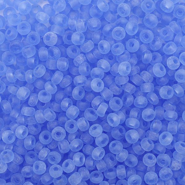 Бисер Astra&Craft 11/0 (2.1 мм), 200 г (10х20 г), цв. М166 голубой/холодный, матовый