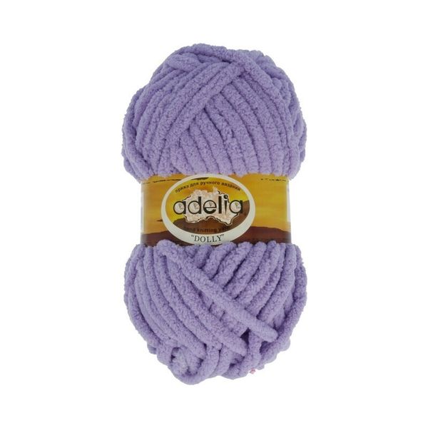 Пряжа Adelia Dolly / уп.5 мот. по 100г, 40м, 10 св.сиреневый