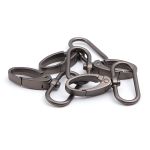 Карабин металл 30.0 мм (49х38 мм), титан цв.07-2, ГУ12849, 4 шт