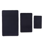 Набор заплаток пришив. из кожи, прямоуг-к 4х6,4см, 6х9,6см, 8х12,7см, с перфорацией, 3 шт (05 темно-синий), 9403