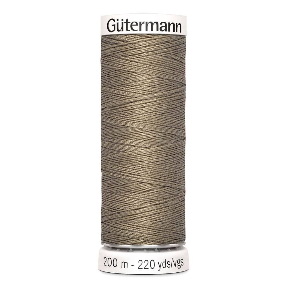 Нитки универсальные Gutermann Sew-all, 200м, 724 бледно серо-коричневый