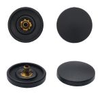 Часть кнопки Альфа (S-образная) ⌀20 мм (A-часть), №5/20 пл.черн, А, 100 шт, BIG