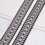 Стропа (ременная лента) 38 мм / 45.72 метра, [35.87 г/пог.м], с принтом, T0809 серый/белый/черный, 3Al362